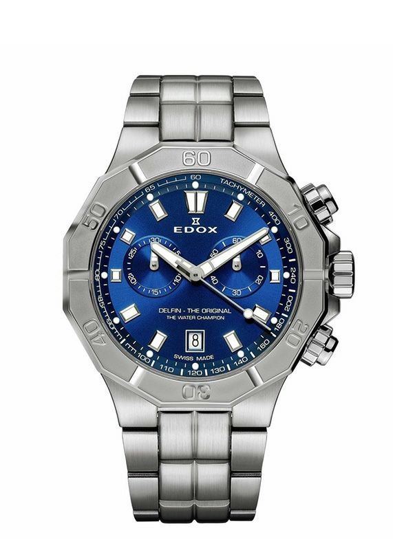 EDOX DELFIN THE ORIGINAL CHRONOGRAPH エドックス デルフィン オリジナル クロノグラフ 10113-3M-BUIN