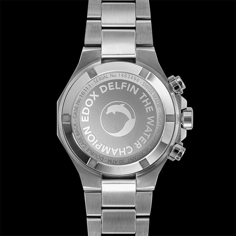 EDOX DELFIN THE ORIGINAL CHRONOGRAPH エドックス デルフィン オリジナル クロノグラフ 10113-3M-BUIN