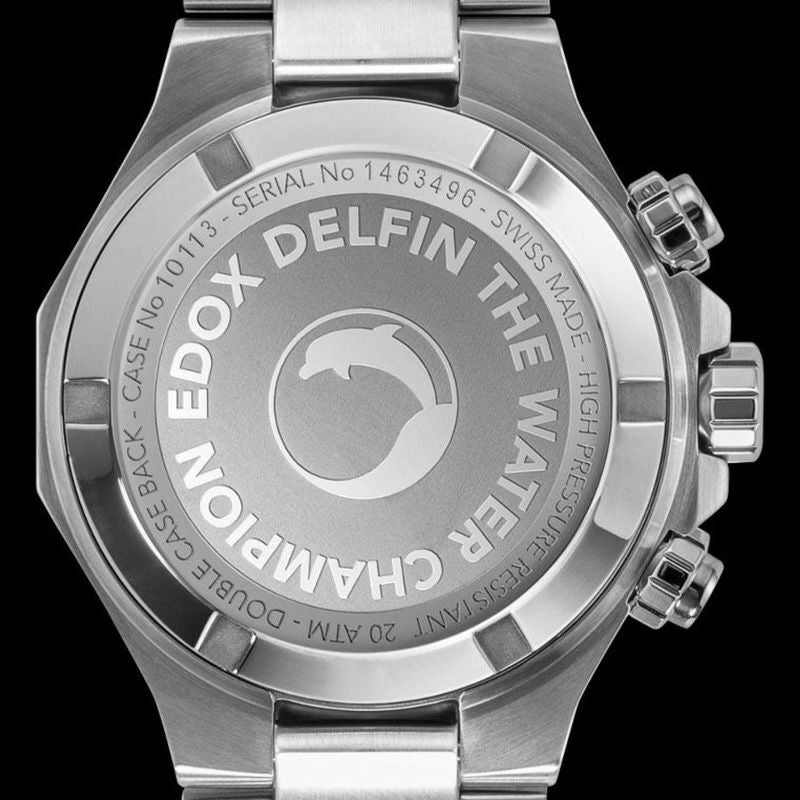 EDOX DELFIN THE ORIGINAL CHRONOGRAPH エドックス デルフィン オリジナル クロノグラフ 10113-3M-BUIN