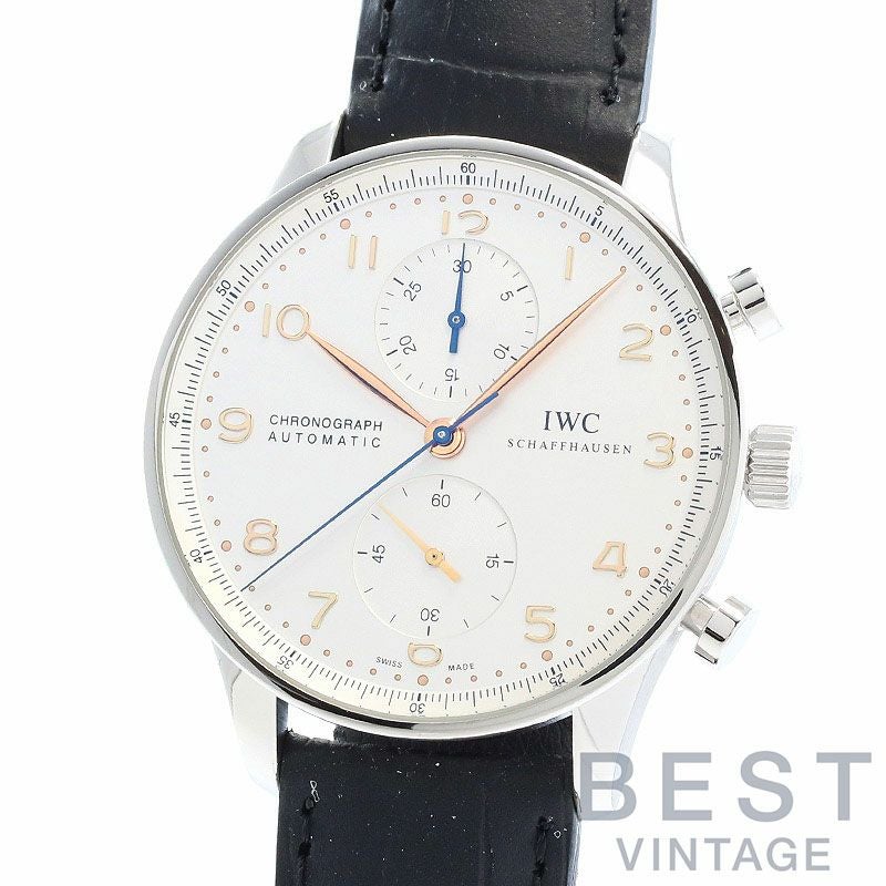 【中古】IWC PORTUGIESER CHRONOGRAPH アイ・ダブリュー・シー ポルトギーゼ クロノグラフ IW371445
