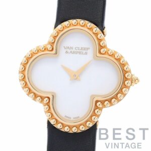 【中古】VAN CLEEF&ARPELS VINTAGE ALHAMBRA SMALL MODEL WATCH ヴァンクリーフ&アーペル ヴィンテージ アルハンブラ スモールモデル ウォッチ VCARD22000