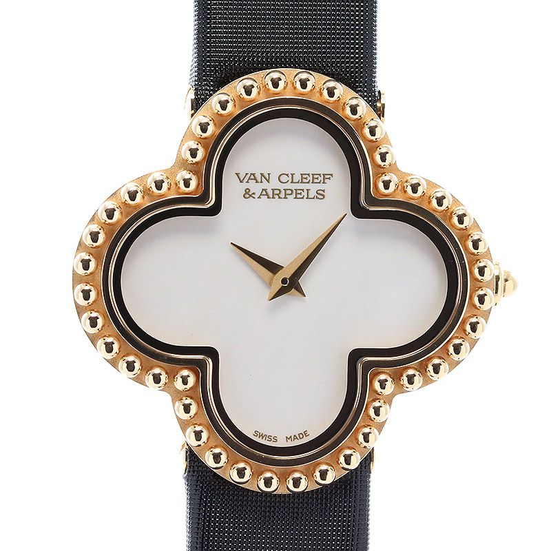 【中古】VAN CLEEF&ARPELS VINTAGE ALHAMBRA SMALL MODEL WATCH ヴァンクリーフ&アーペル ヴィンテージ アルハンブラ スモールモデル ウォッチ VCARD22000