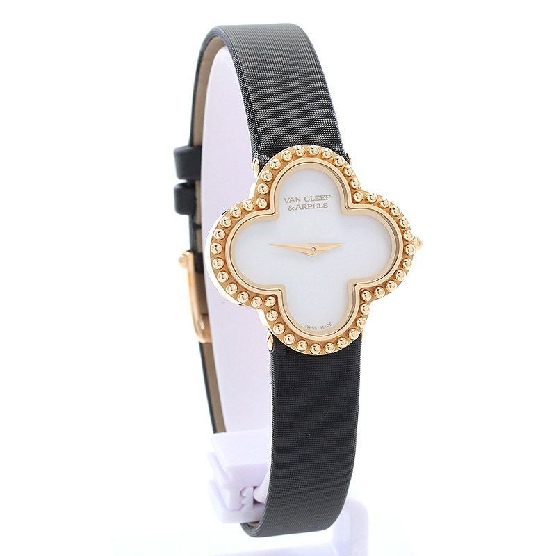 【中古】VAN CLEEF&ARPELS VINTAGE ALHAMBRA SMALL MODEL WATCH ヴァンクリーフ&アーペル ヴィンテージ アルハンブラ スモールモデル ウォッチ VCARD22000
