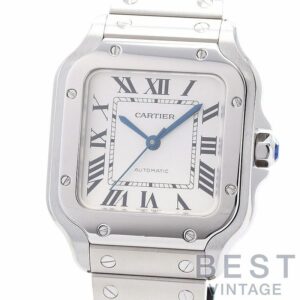 【中古】CARTIER SANTOS DE CARTIER MEDIUM MODEL カルティエ サントス ドゥ カルティエ MM WSSA0010