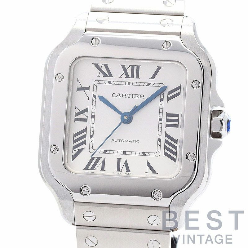 【中古】CARTIER SANTOS DE CARTIER MEDIUM MODEL カルティエ サントス ドゥ カルティエ MM WSSA0010