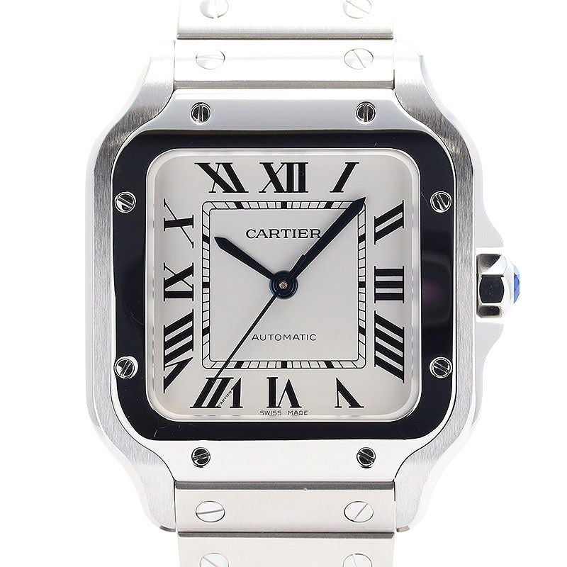 【中古】CARTIER SANTOS DE CARTIER MEDIUM MODEL カルティエ サントス ドゥ カルティエ MM WSSA0010