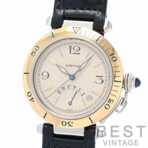 【中古】CARTIER PASHA DE CARTIER PLONGEUR POWER RESERVE 38MM カルティエ パシャ ドゥ カルティエ 38MM パワーリザーブ W3101255