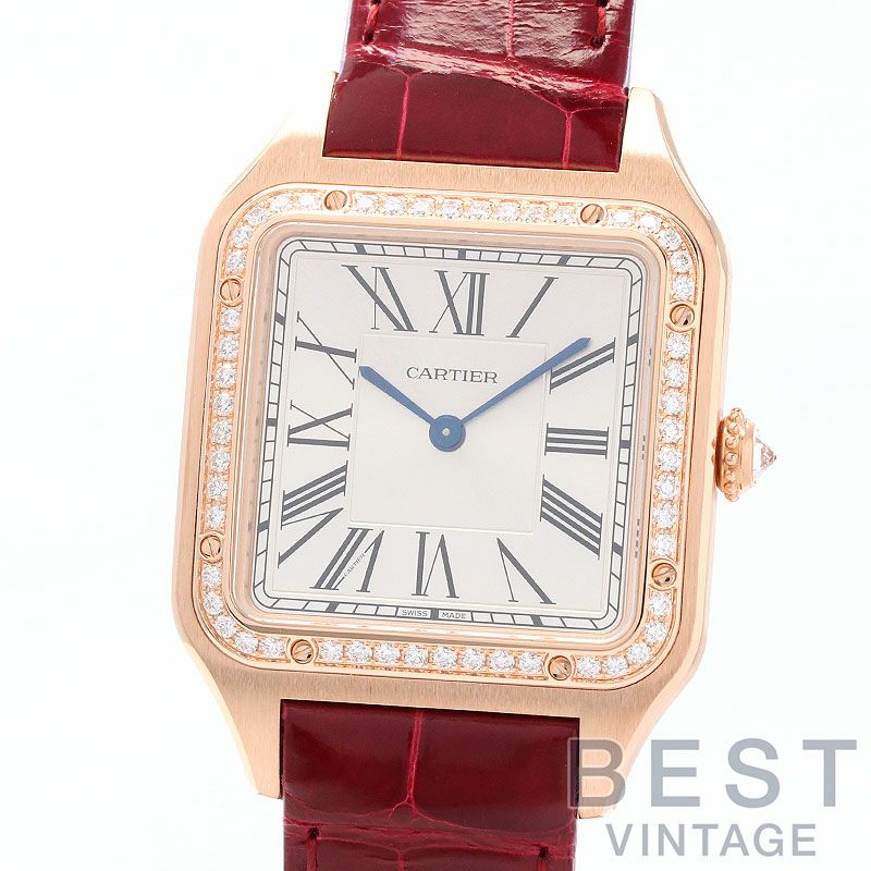 【中古】CARTIER SANTOS-DUMONT WATCH LARGE MODEL カルティエ サントス-デュモン LM WJSA0016