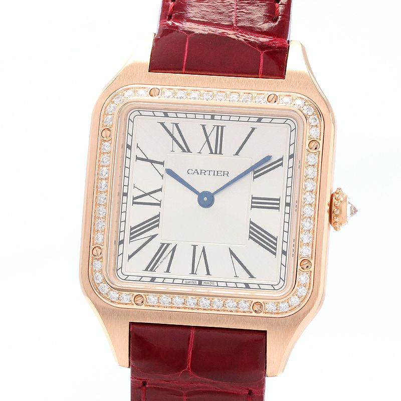 【中古】CARTIER SANTOS-DUMONT WATCH LARGE MODEL カルティエ サントス-デュモン LM WJSA0016