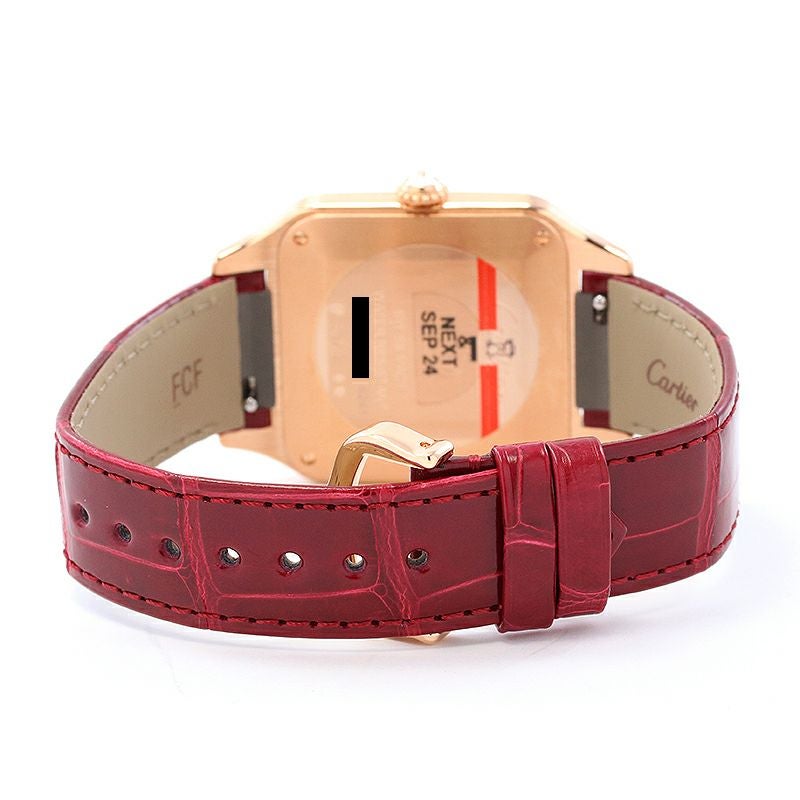 【中古】CARTIER SANTOS-DUMONT WATCH LARGE MODEL カルティエ サントス-デュモン LM WJSA0016
