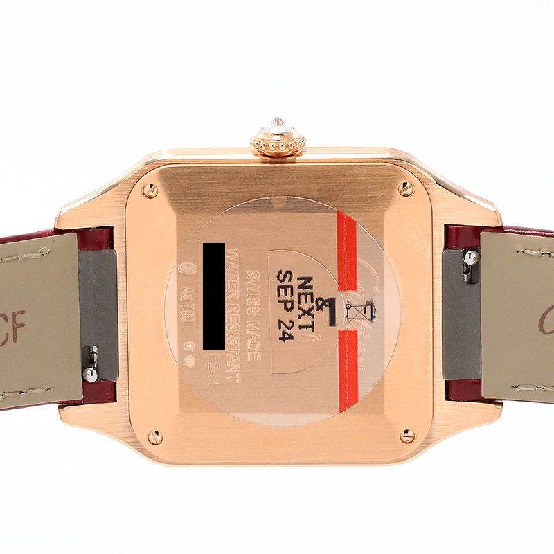 【中古】CARTIER SANTOS-DUMONT WATCH LARGE MODEL カルティエ サントス-デュモン LM WJSA0016
