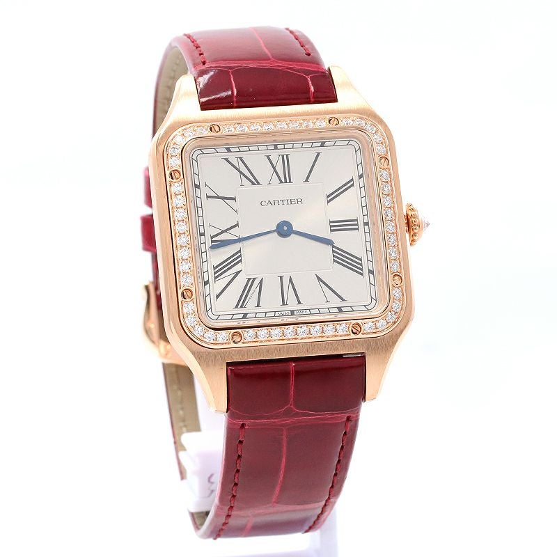 【中古】CARTIER SANTOS-DUMONT WATCH LARGE MODEL カルティエ サントス-デュモン LM WJSA0016