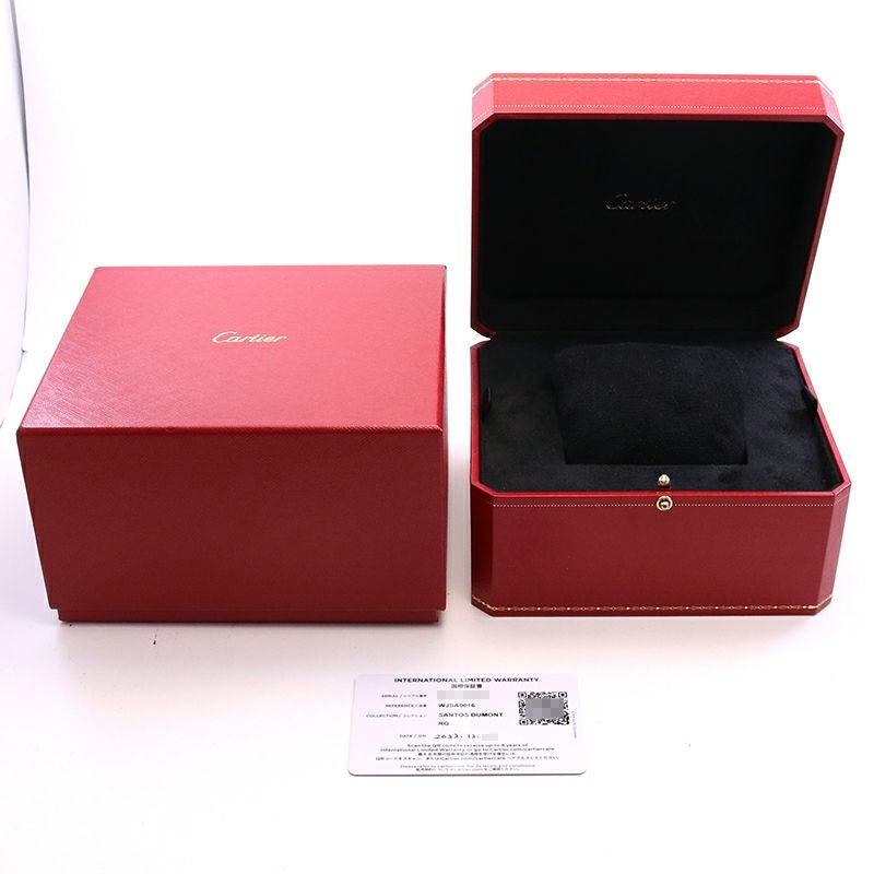 【中古】CARTIER SANTOS-DUMONT WATCH LARGE MODEL カルティエ サントス-デュモン LM WJSA0016