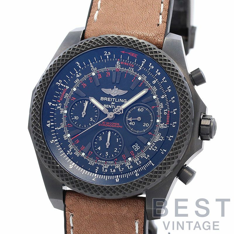 【中古】BREITLING BENTLEY LIGHT BODY MIDNIGHT CARBON LIMITED ブライトリング ベントレー ライトボディ ミッドナイト カーボン 世界限定1000本 V2536722/BC45/295S/V20DSA.2 (V254B45KRV)