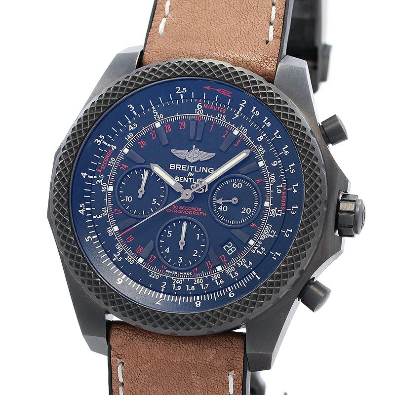 【中古】BREITLING BENTLEY LIGHT BODY MIDNIGHT CARBON LIMITED ブライトリング ベントレー ライトボディ ミッドナイト カーボン 世界限定1000本 V2536722/BC45/295S/V20DSA.2 (V254B45KRV)