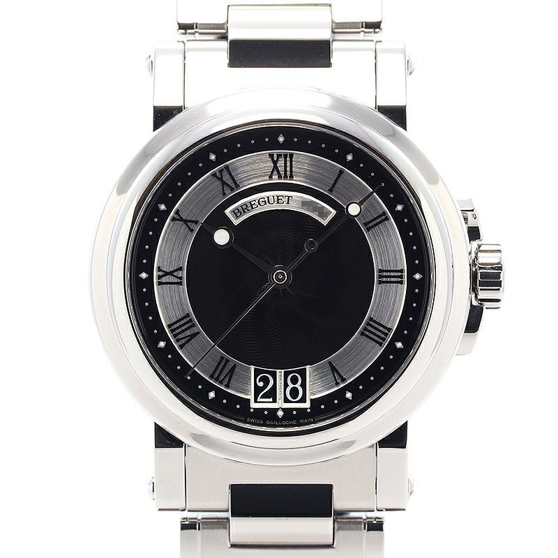 【中古】BREGUET MRINE II LARGE DATE ブレゲ マリーンII ラージデイト 5817ST/92/SMO