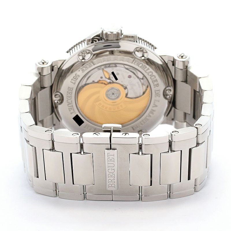 【中古】BREGUET MRINE II LARGE DATE ブレゲ マリーンII ラージデイト 5817ST/92/SMO