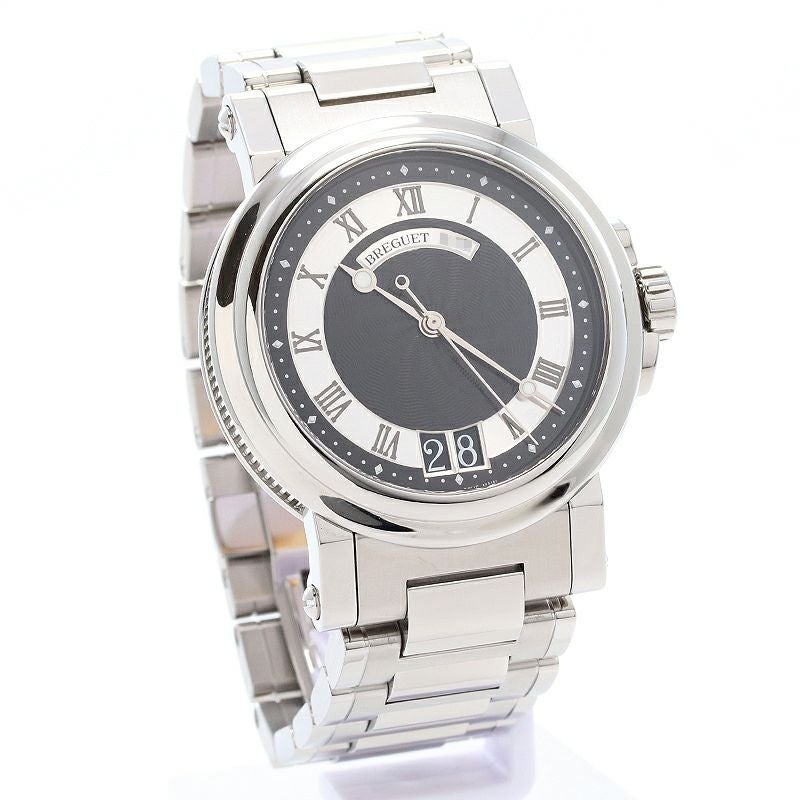 【中古】BREGUET MRINE II LARGE DATE ブレゲ マリーンII ラージデイト 5817ST/92/SMO