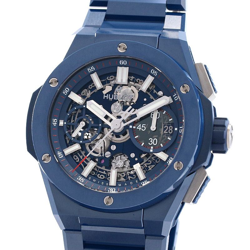 【中古】HUBLOT BIG BANG INTEGRATED BLUE CERAMIC ウブロ ビッグ バン インテグレーテッド ブルーセラミック 451.EX.5123.EX