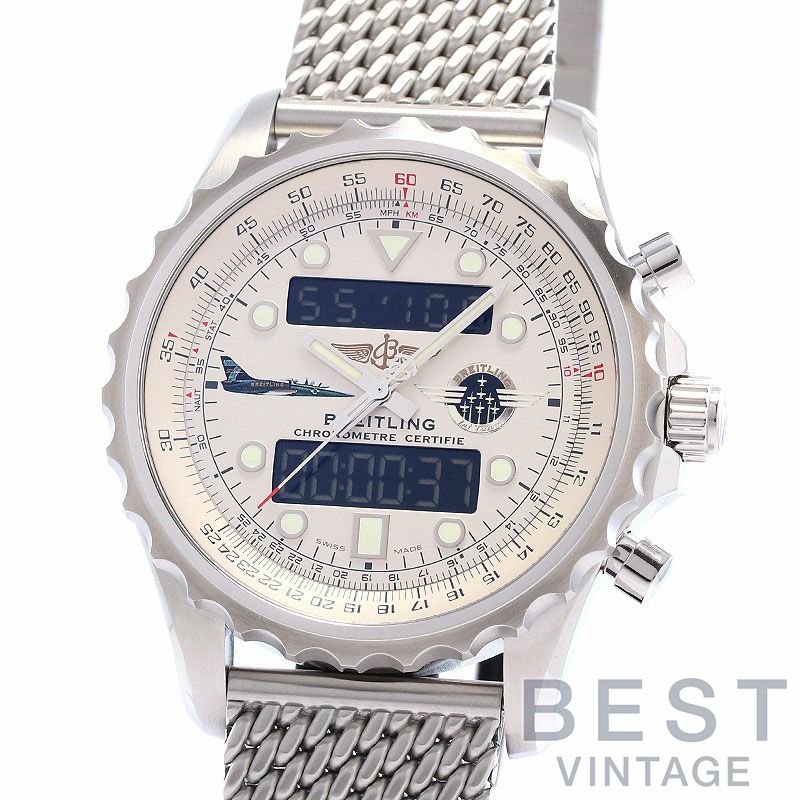 【中古】BREITLING CHRONOSPACE BREITLING JET TEAM LIMITED TO 1000 ブライトリング クロノスペース ブライトリングジェットチーム 世界限定1000本モデル A78365 (A785GJTACA)