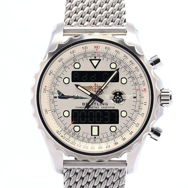 【中古】BREITLING CHRONOSPACE BREITLING JET TEAM LIMITED TO 1000 ブライトリング クロノスペース ブライトリングジェットチーム 世界限定1000本モデル A78365 (A785GJTACA)