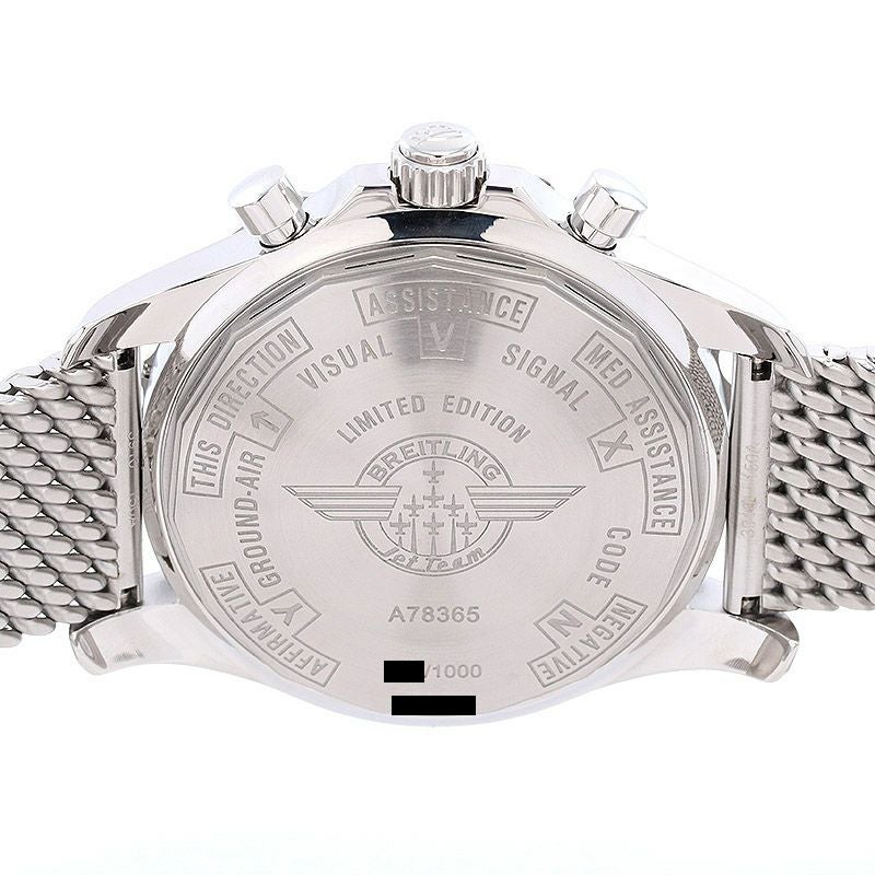 【中古】BREITLING CHRONOSPACE BREITLING JET TEAM LIMITED TO 1000 ブライトリング クロノスペース ブライトリングジェットチーム 世界限定1000本モデル A78365 (A785GJTACA)