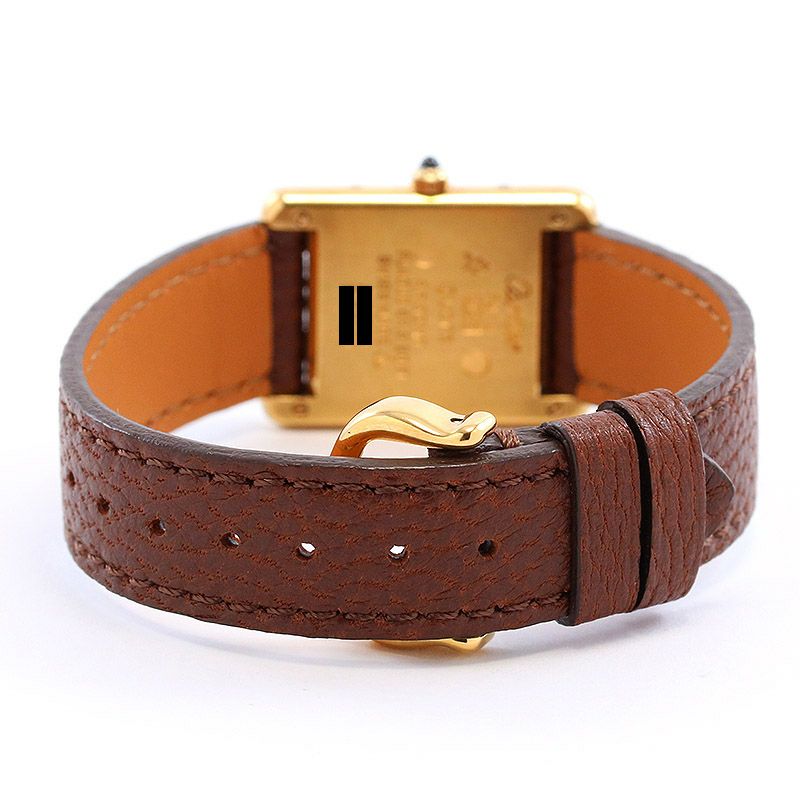 【中古】CARTIER MUST TANK SMALL MODEL VERMEIL カルティエ マストタンクSM ヴェルメイユ -