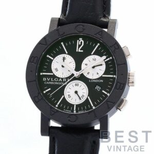 【中古】BVLGARI BVLGARI BVLGARI CHRONOGRAPH CARBON GOLD LIMITED TO 999 LONDON ブルガリ ブルガリ ブルガリ クロノグラフ カーボンゴールド 世界限定999本 ロンドン表記 BB38CLCH