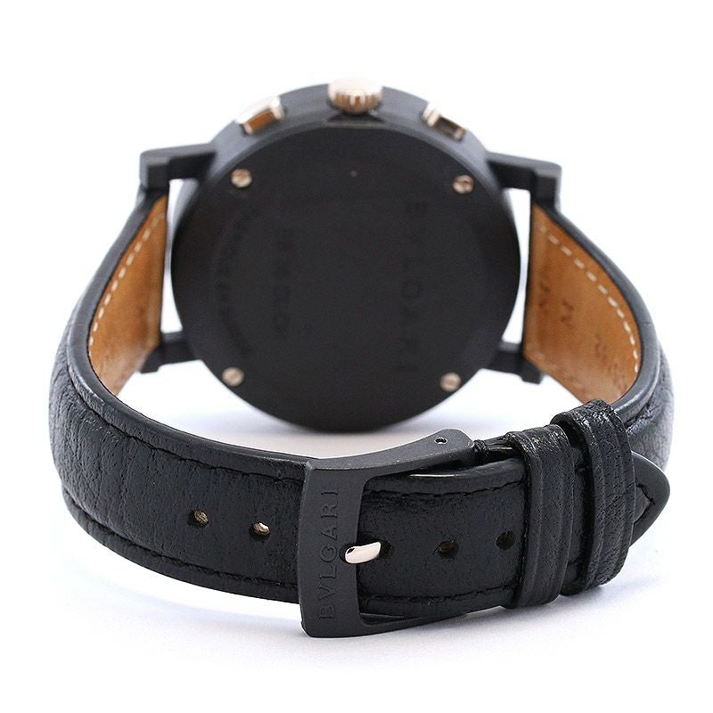 【中古】BVLGARI BVLGARI BVLGARI CHRONOGRAPH CARBON GOLD LIMITED TO 999 LONDON ブルガリ ブルガリ ブルガリ クロノグラフ カーボンゴールド 世界限定999本 ロンドン表記 BB38CLCH