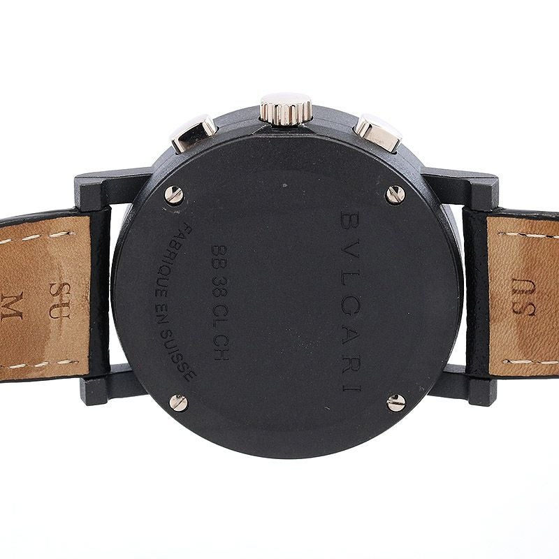 【中古】BVLGARI BVLGARI BVLGARI CHRONOGRAPH CARBON GOLD LIMITED TO 999 LONDON ブルガリ ブルガリ ブルガリ クロノグラフ カーボンゴールド 世界限定999本 ロンドン表記 BB38CLCH