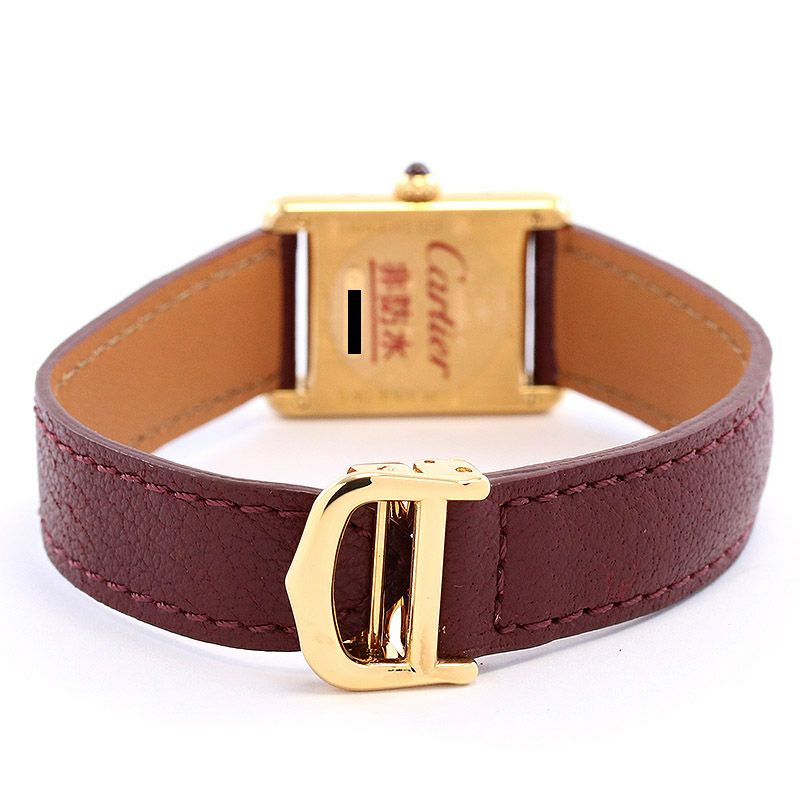 【中古】CARTIER MUST TANK SMALL MODEL VERMEIL 150TH ANNIVERSAR カルティエ マストタンクSM ヴェルメイユ 創業150周年記念 1847本限定モデル W1010195