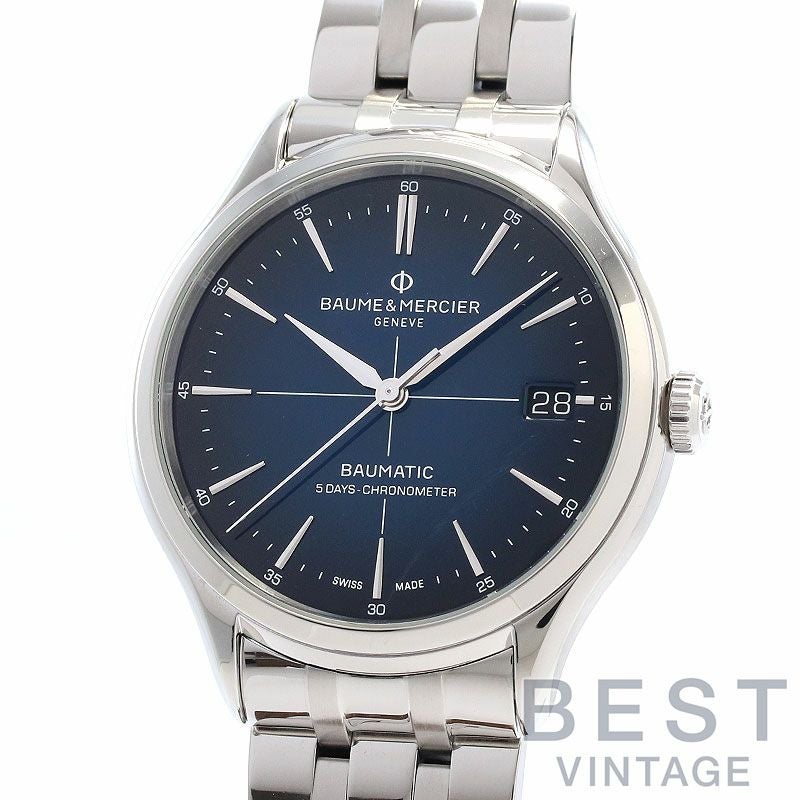 【中古】BAUME & MERCIER CLIFTON BAUMATIC COSC CHRONOMETER ボーム&メルシェ クリフトン ボーマティック クロノメーター MOA10468