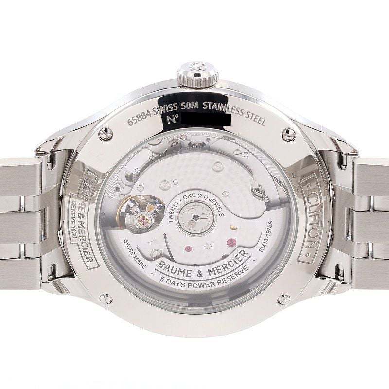 【中古】BAUME & MERCIER CLIFTON BAUMATIC COSC CHRONOMETER ボーム&メルシェ クリフトン ボーマティック クロノメーター MOA10468