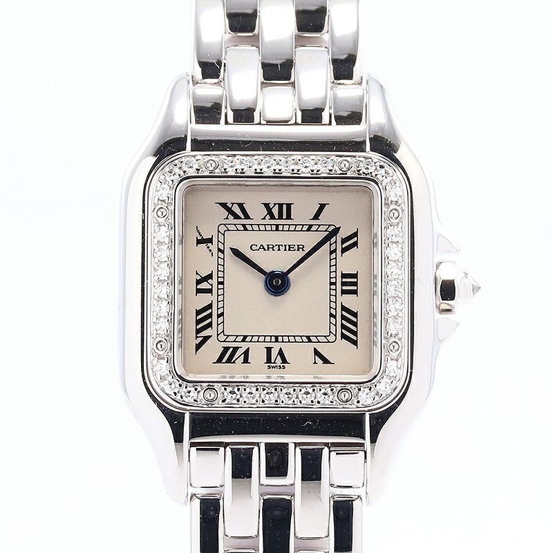 【中古】CARTIER PANTHERE SM DIAMOND BEZEL カルティエ パンテールSM ダイヤモンドベゼル WF3091F3
