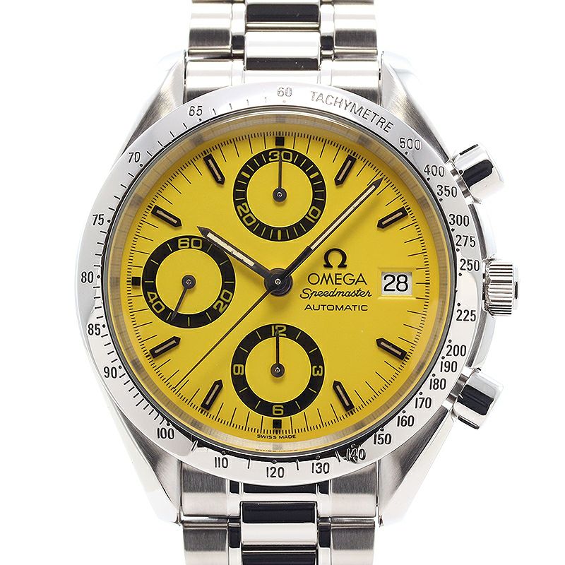 【中古】OMEGA SPEEDMASTER DATE MICHAEL SCHUMACHER 1ST MODEL オメガ スピードマスター デイト ミハエル・シューマッハ ファーストモデル 3511.12.00