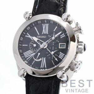 【中古】SEIKO GALANTE SPRING DRIVE CHRONOGRAPH GMT セイコー ガランテ スプリングドライブ クロノグラフ GMT SBLA049 (5R86-0AB0)