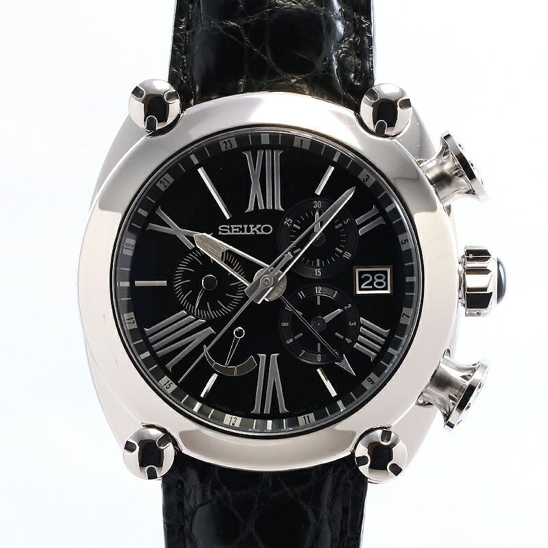 【中古】SEIKO GALANTE SPRING DRIVE CHRONOGRAPH GMT セイコー ガランテ スプリングドライブ クロノグラフ GMT SBLA049 (5R86-0AB0)