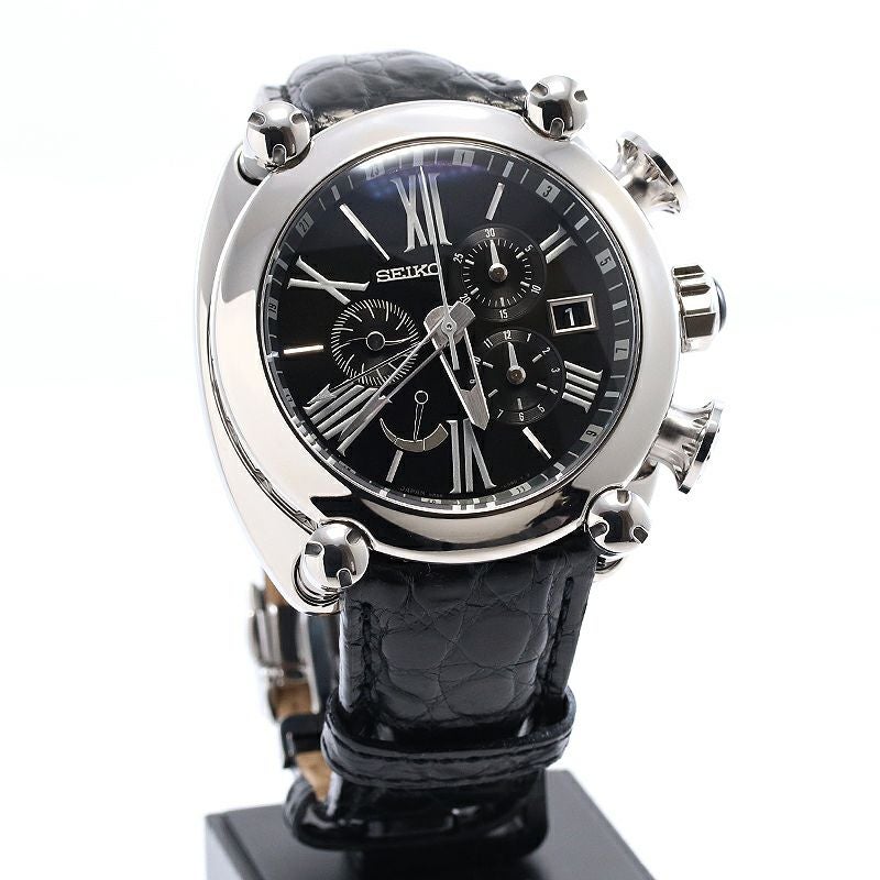 【中古】SEIKO GALANTE SPRING DRIVE CHRONOGRAPH GMT セイコー ガランテ スプリングドライブ クロノグラフ GMT SBLA049 (5R86-0AB0)