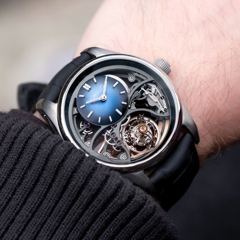 H.Moser & Cie. PIONEER CYLINDRICAL TOURBILLON SKELETON H.モーザー パイオニア・シリンドリカル トゥールビヨン スケルトン 3811-1200
