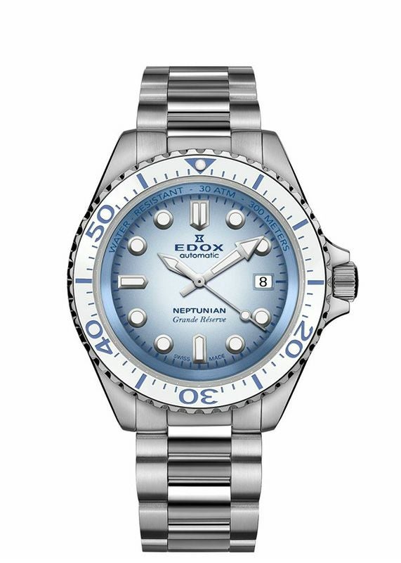 EDOX NEPTUNIAN GRANDE RESERVE DATE AUTOMATIC エドックス ネプチュニアン グランデ リザーブ デイト オートマティック 80801-3BBUM-BUCDN