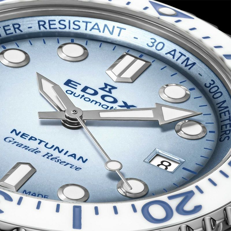 EDOX NEPTUNIAN GRANDE RESERVE DATE AUTOMATIC エドックス ネプチュニアン グランデ リザーブ デイト オートマティック 80801-3BBUM-BUCDN
