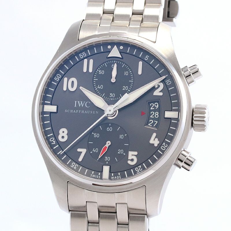【中古】IWC PILOT’S WATCH SPITFIRE CHRONOGRAPH アイ・ダブリュー・シー パイロット ウォッチ スピットファイア クロノグラフ IW387804