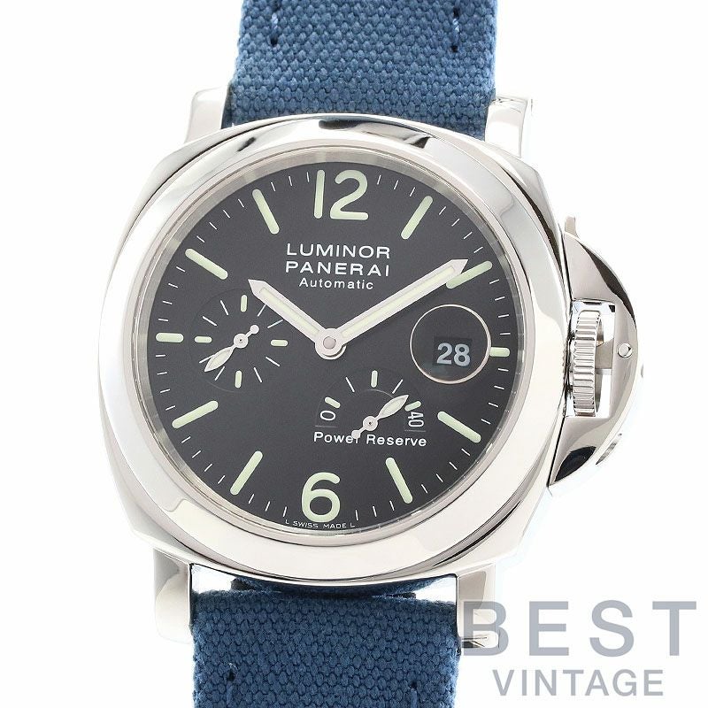 【中古】PANERAI LUMINOR POWER RESERVE AUTOMATIC ACCIAIO オフィチーネ・パネライ ルミノール パワーリザーブ オートマティック アッチャイオ PAM00090