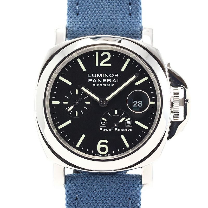 【中古】PANERAI LUMINOR POWER RESERVE AUTOMATIC ACCIAIO オフィチーネ・パネライ ルミノール パワーリザーブ オートマティック アッチャイオ PAM00090