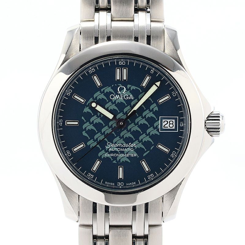 【中古】OMEGA SEAMASTER 120M JACQUES MAYOL 2002 LIMITED EDITON オメガ シーマスター120M クロノメーター ジャックマイヨール 2002 2508.80.00