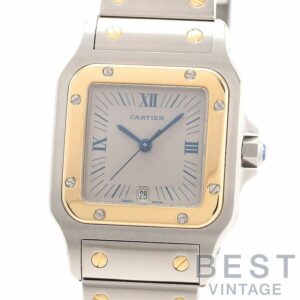 【中古】CARTIER SANTOS GALBEE LARGE MODEL カルティエ サントスガルベLM W20023C4