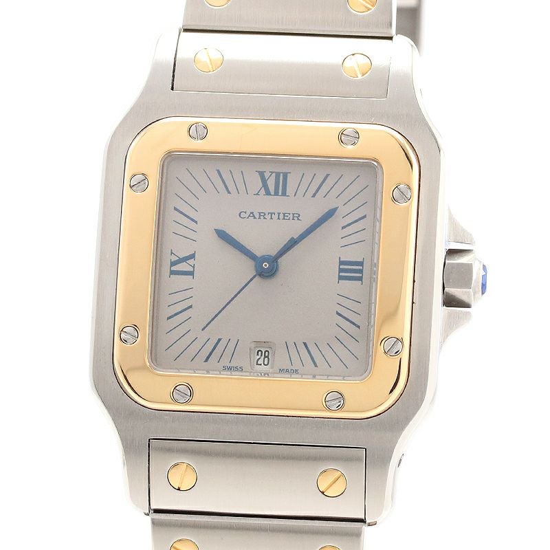 【中古】CARTIER SANTOS GALBEE LARGE MODEL カルティエ サントスガルベLM W20023C4