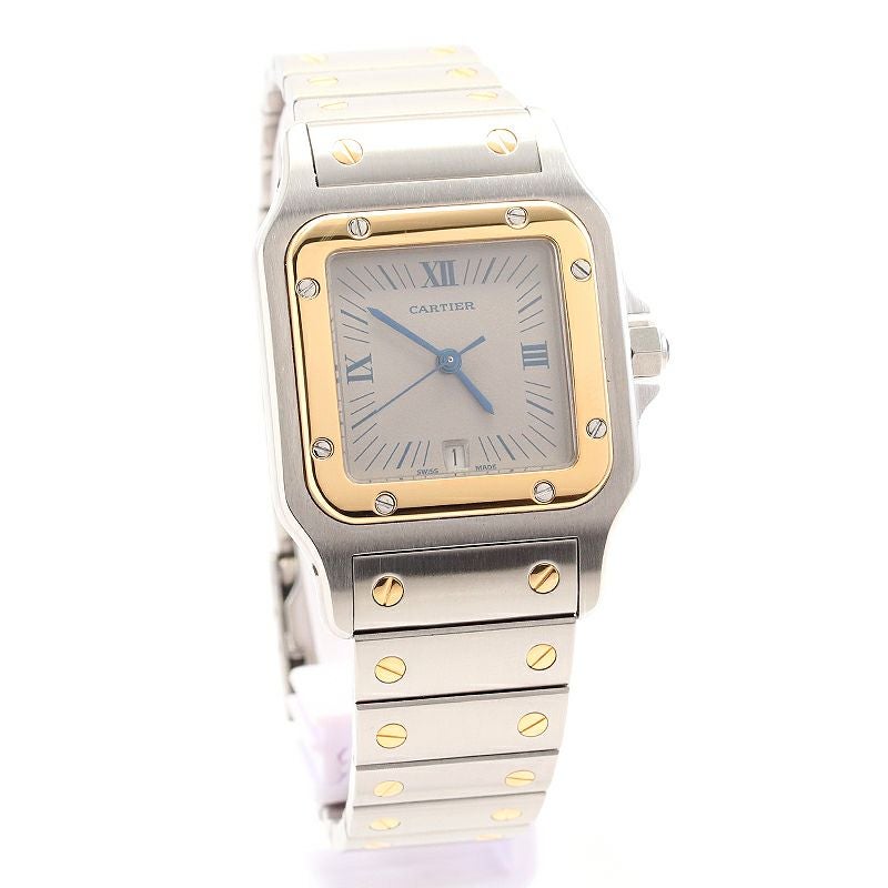 【中古】CARTIER SANTOS GALBEE LARGE MODEL カルティエ サントスガルベLM W20023C4