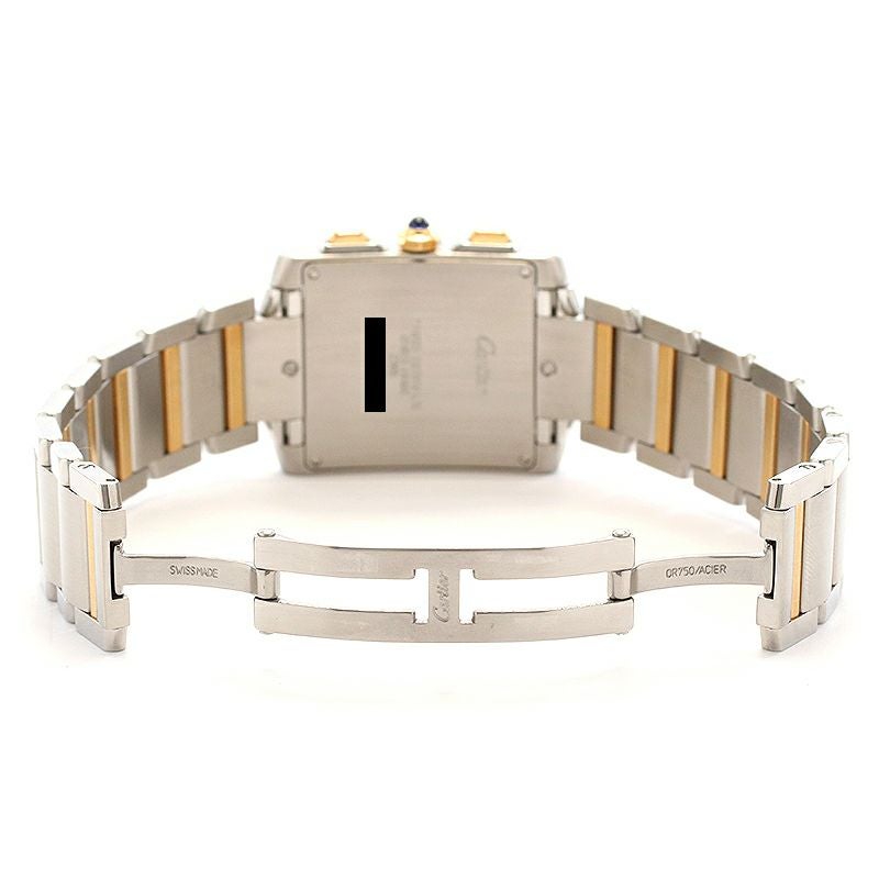 【中古】CARTIER TANK FRANCAISE EXTRA-LARGE MODEL CHRONO REFLEX カルティエ タンクフランセーズXL クロノリフレックス W51004Q4