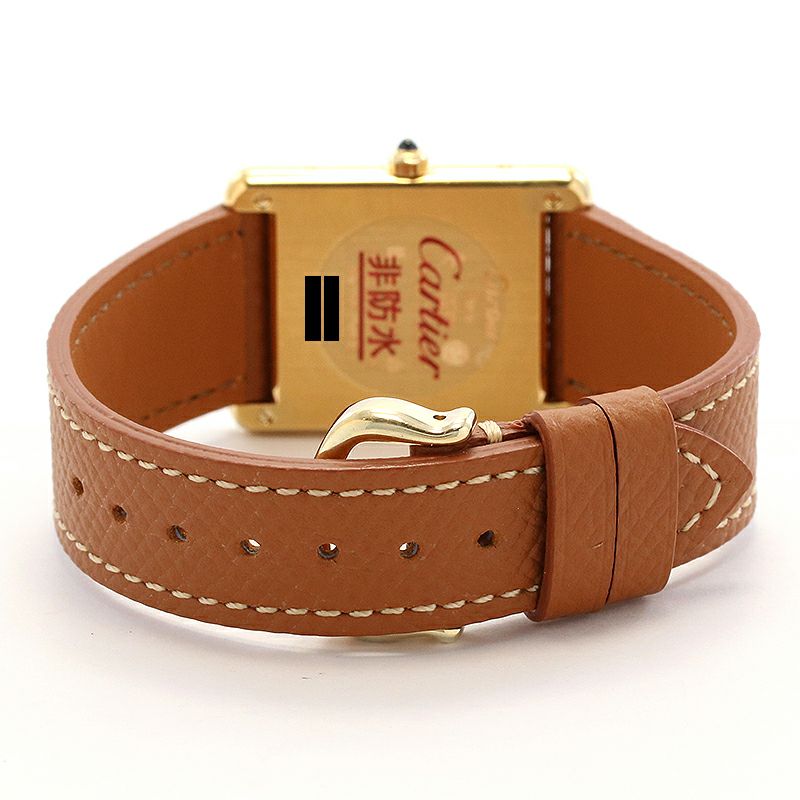 【中古】CARTIER MUST TANK LARGE MODEL VERMEIL カルティエ マストタンクLM ヴェルメイユ 83918223